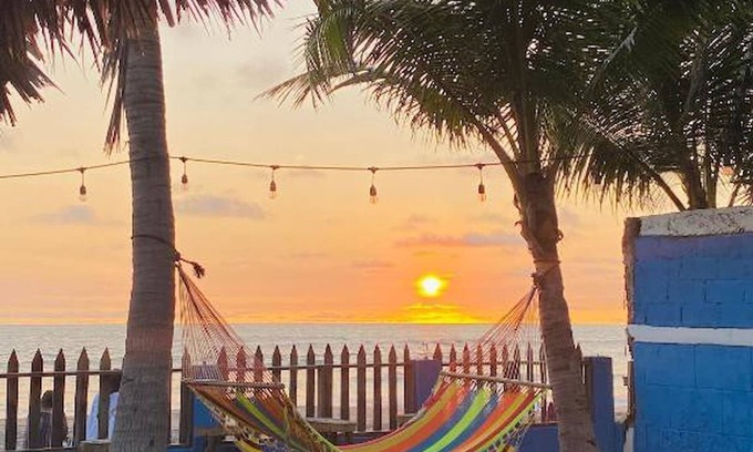 Las Penitas Cabina | Big Pool 3 Ppl Beach Front Cabana Fan Breakfast