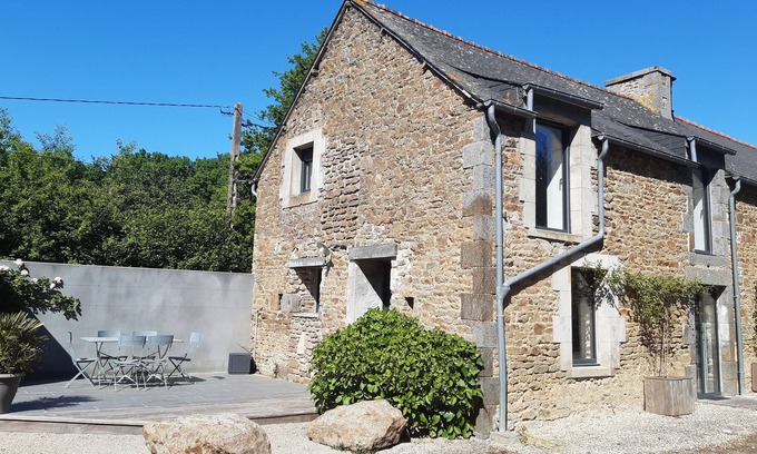 Saint-Pierre-de-Plesguen Casa | Canto de los pájaros cerca de Saint-Malo y Dinan