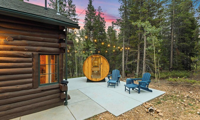 Black Hawk Cabina | Black Bear Cabin- Barrel Sauna, Grill, DVD Player!