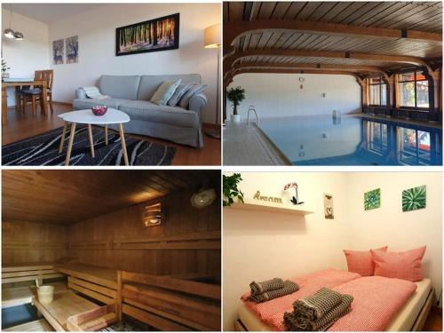 Schonach im Schwarzwald Apartamento | Black Forest Schwarzwaldliebe Pool Sauna Tennis Tischtennis Wifi Netflix Natur