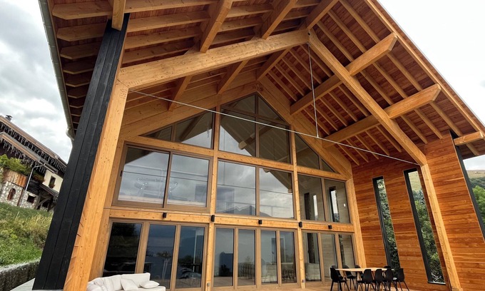 Fontcouverte-la-Toussuire Chalet De Esquí | ✨ Black Arves Luxury Lodge - Exceptional chalet in Fontcouverte-La Toussuire ✨
