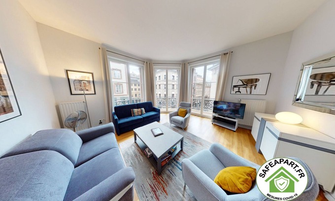 Historic Center Apartamento | bleu mesange 90m2 city center 2br 2bth