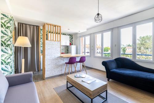 Quartier de France Apartamento | Bleu rivage F3 bord de l'Allier - parking gratuit - 2 étoiles