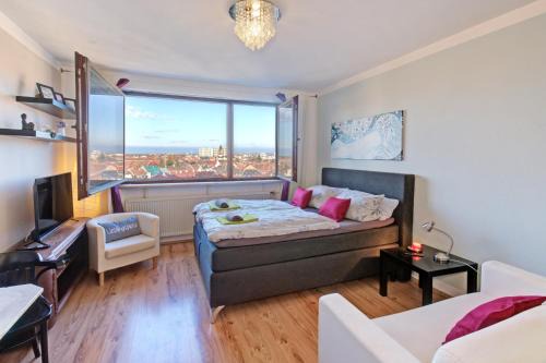 Weststadt Sudlicher Teil Apartamento | Blick über Karlsruhe - Ferienwohnung Panorama