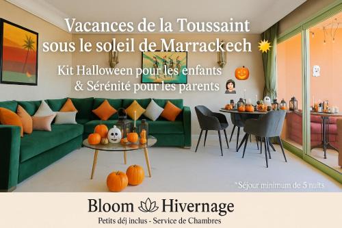 Hivernage Apartamento | Bloom Hivernage - 2 Chambres - Petit déj Inclus - Services de chambres - Design - 2 Piscines - Balcon Végétal
