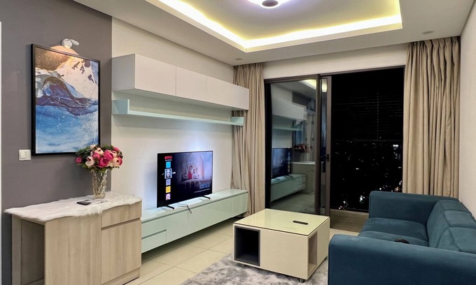 District 10 Apartamento | Blue 3BR HaDo Centrosa with city view and 2 bacony !!!!