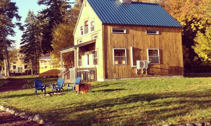 Indian Brook Chalet De Esquí | Chalet azul en Cabot Shores