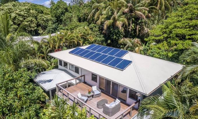 Kehena Beach Estates Casa | Blue Kehena: WALK to Kehena Black Sand Beach from our Lush Jungle Home