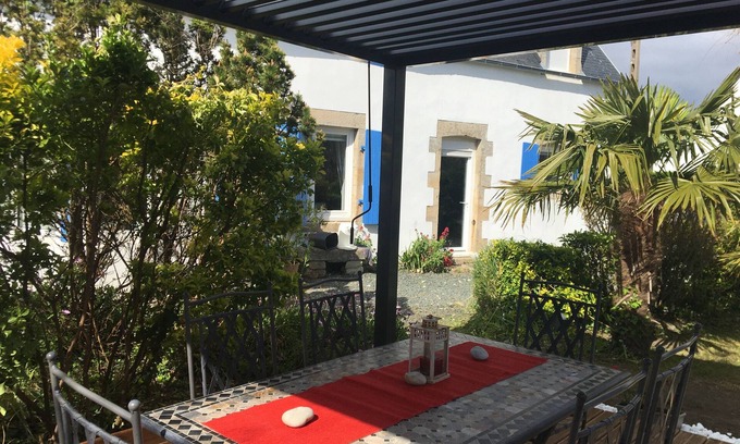 Penmarch Casa | Longere azul junto al mar