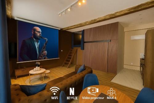 Vienne Apartamento | Blue Note - Le Jazz au cœur de Vienne - Videoprojecteur - Hypercentre