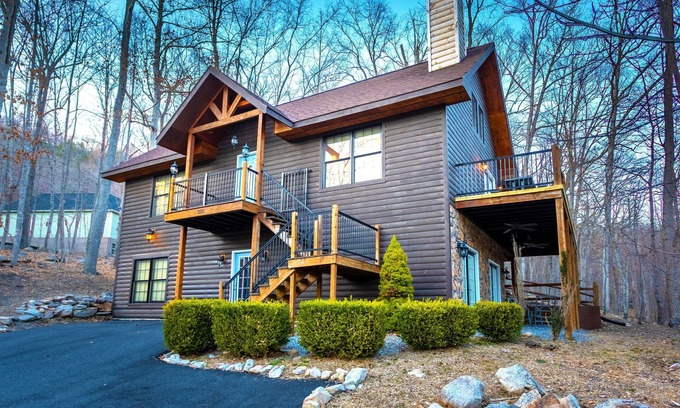 Massanutten Casa | Blue Pine Lodge - Nuevo listado de socios Premeir - Lo que debería ser una cabaña de montaña
