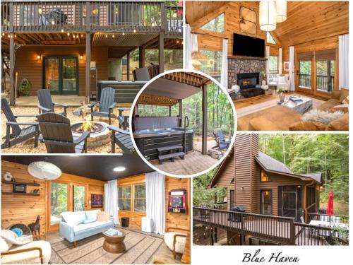 Cashes Valley Casa | Blue Ridge Cabin Near Downtown Fire Pit and Hot Tub