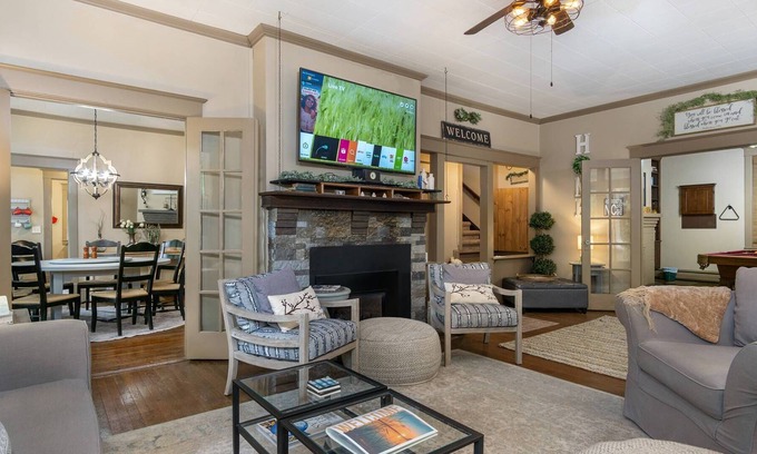 Rutherfordton Casa | Blue Ridge Lodge - Movie Theater - Hot Tub - Pool - Rec. Room - PetsOK - $500 Free Activities Daily