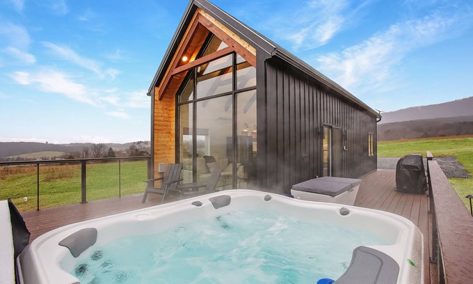 Shenandoah Cabina | Blue Ridge Mini Lux Retreat 1 w/ HOT TUB + Sauna