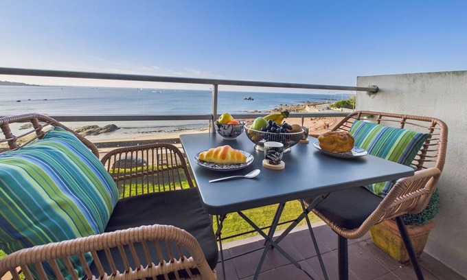 Kerherou Apartamento | -BLUE- STUDIO AVEC VUE MER ET PARKING