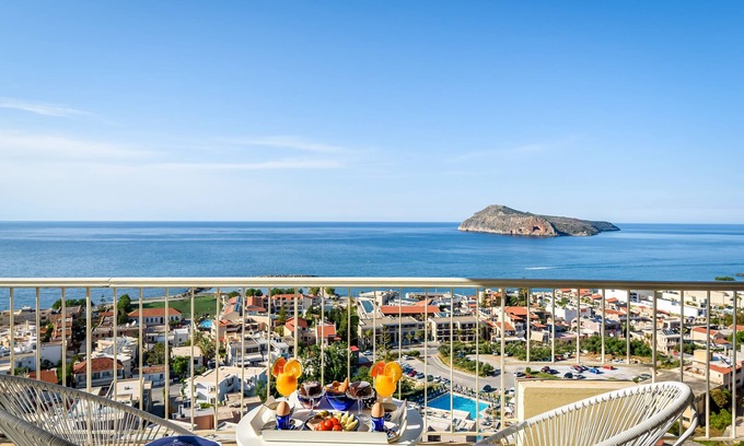 Platanias Town Casa | SUITE AZUL DE COSMOS