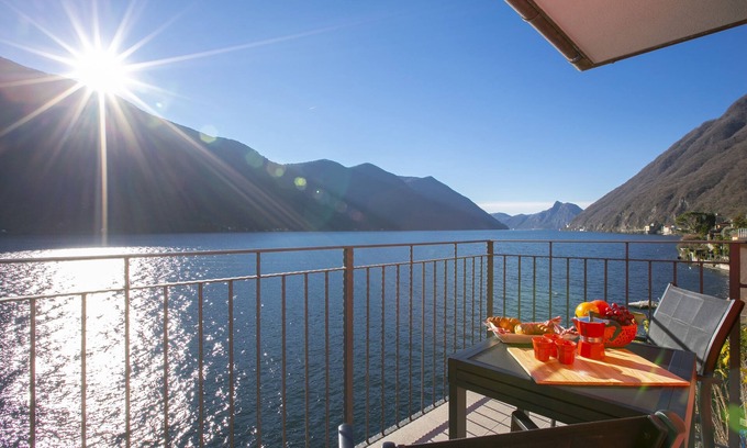 Albogasio Apartamento | Blue View Lugano Lake - Waterfront Cocoon, Valsolda, Italia