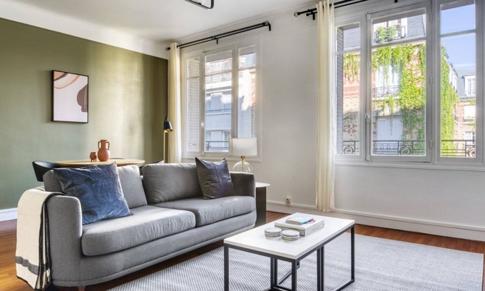 Auteuil Apartamento | Blueground | Auteuil, nr Parc de Princes