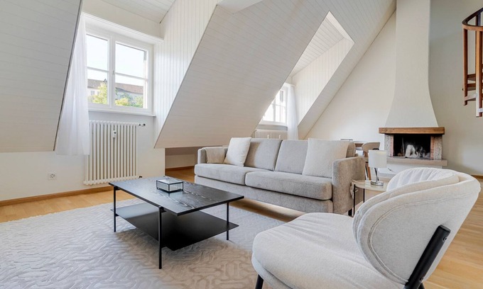 Basel City Centre Apartamento | Blueground | Basel-Vorstaedte, river view, nr Rhine