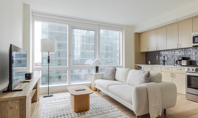 Hunters Point Apartamento | Blueground | LIC, gym & w/d, nr MoMA PS1