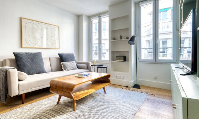 Strasbourg -Saint-Denis Apartamento | Blueground | Montorgueil, nr Chatelet-Les Halles
