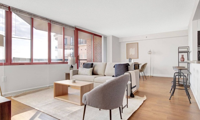 Pentagon City Apartamento | Blueground | Pentagon City, rooftop, nr Pentagon