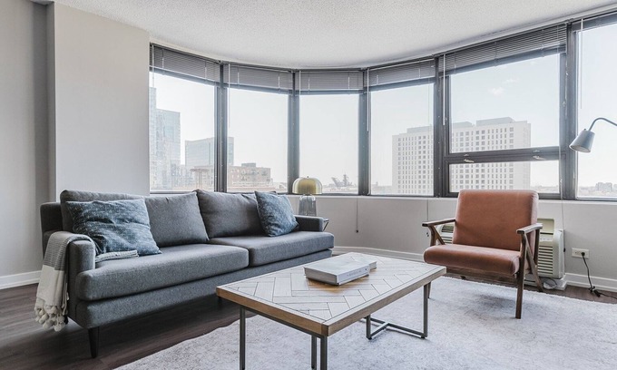 South Loop Apartamento | Blueground | South Loop 1bd apartment