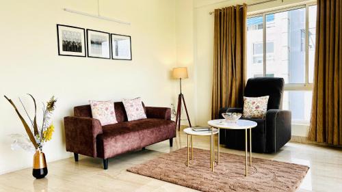 New Town Apartamento | BluO Lake View 1BHK New Town - Terrace Garden, Gym