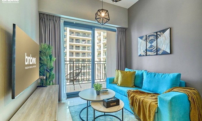 Downtown Dubai Apartamento | bnbme | Stylish High-floor Apt | 10 Min to Burj Khalifa