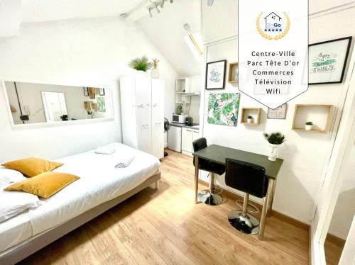 Moliere - Edgard Quinet Apartamento | BnGo I Le Douillet I Parc Tete d'Or, 2 personnes, Hypercentre Lyon