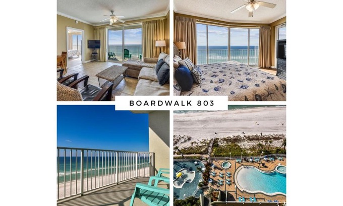 Panama City Beach Casa | Boardwalk Beach Resort #803 by Book That Condo