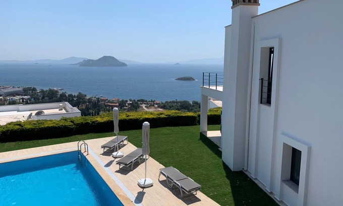 Kadıkale Villa | Villa de lujo en Bodrum con piscina privada