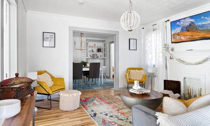 Kannapolis Casa | Bohemian Styled Home with Bonus Game Room