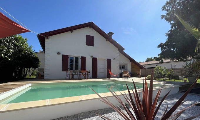 Benesse-Maremne Villa | Bohemian villa with swimming pool