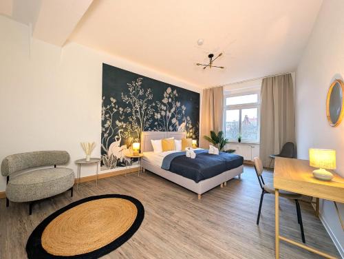 Erfurt Old Town Apartamento | BohnApartments Stauffenberg City - Parkplatz - 2 Badezimmer - 3 Schlafzimmer - WLAN