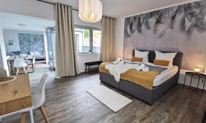 Erfurt Apartamento | BohnApartments - Town House am Stadtpark - Terrasse - Parkplätze - WLAN