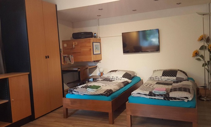 Mueggelheim Apartamento | El tranquilo y acogedor apartamento de Bohne '4 Müggelwaldzimmer' en Köpenick con espacio de jardín