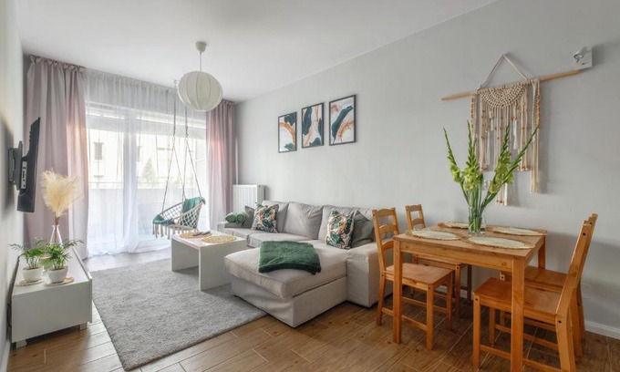 Lodz Apartamento | Boho Apartment Janów z miejscem parkingowym
