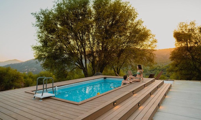 Ahwahnee Casa | Boho chic oasis by Casa Oso with pool, spa and views