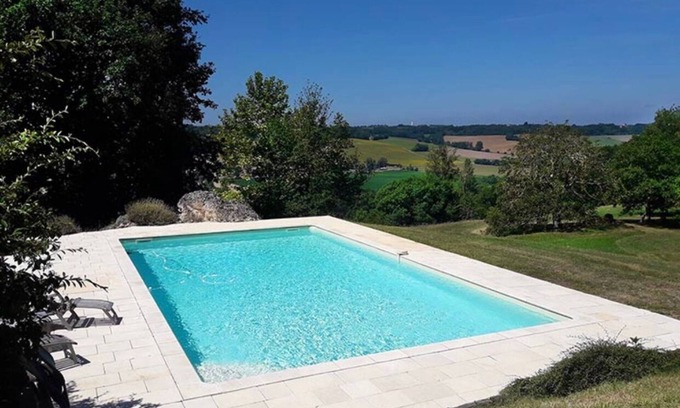 Saint-Creac Casa | Bois Dragon - grande maison avec piscine privée
