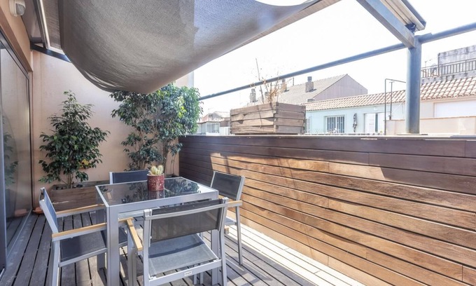 Sant Gervasi – la Bonanova Apartamento | Bonanova ático con terraza privada para 6 personas