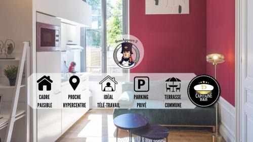 Troyes Apartamento | BonAppart 2 - Charme Napoléonien & Confort