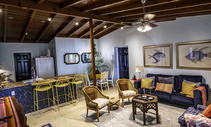 Southwest Casa | Bougainvillea Bungalow Large private happy home close to beaches shopping dining