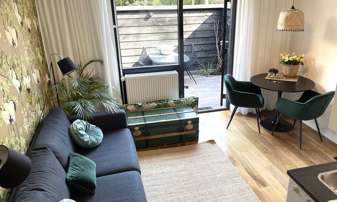 Bergen Apartamento | Boutique Apartments Bergen "Green" con soleada terraza privada, patio