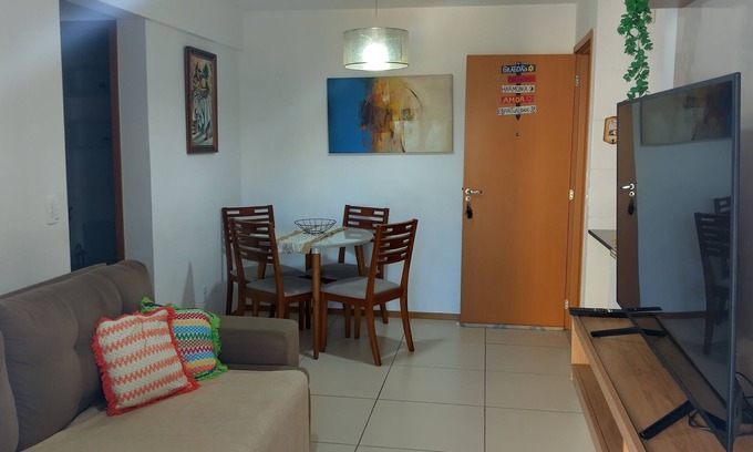 Vila Velha Apartamento | 2 bedroom apartment fully equipped 50mts from Praia de Itaparica Vila Velha.
