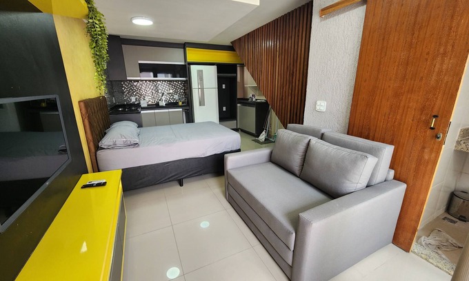 Taio Apartamento | Casamar Lofts Praia dos Anjos 01