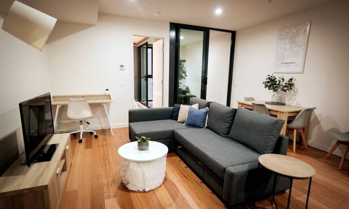 Braddon Apartamento | Braddon Brand New 1BR Apt, WiFi, estacionamiento seguro