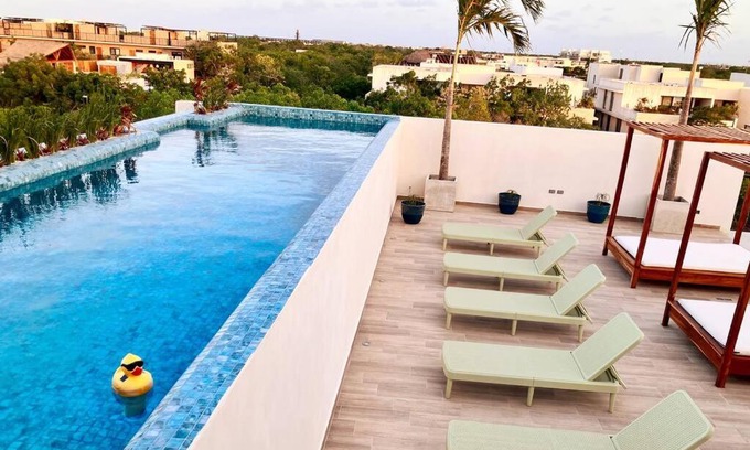 Zama Apartamento | Brand new 4 Guest Aldea Zama studio + Beach Club