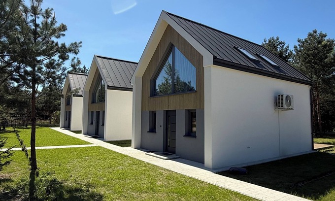 gmina Skape Casa | Brand new, cozy vacation home in the middle of nature in western Poland