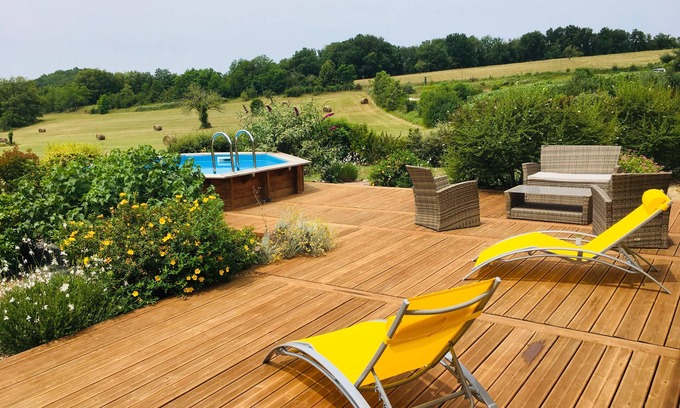Mayac Casa | Casa nueva y confortable en el campo con piscina privada.